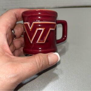 NCAA Virginia Tech Hokies Sculpted Mini Mug, 2-ounce